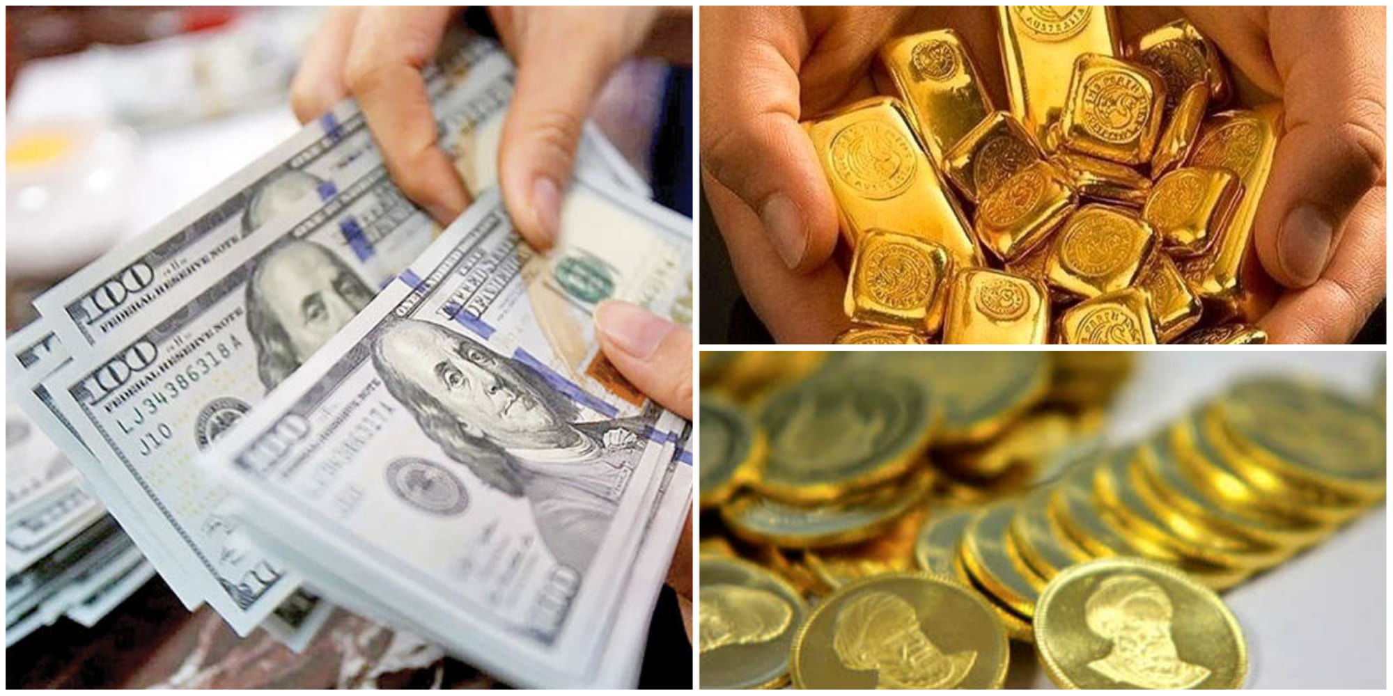 نرخ دلار، طلا، سکه، یورو امروز شنبه 18 اردیبهشت 1403/ سقوط طلا و سکه + جدول
