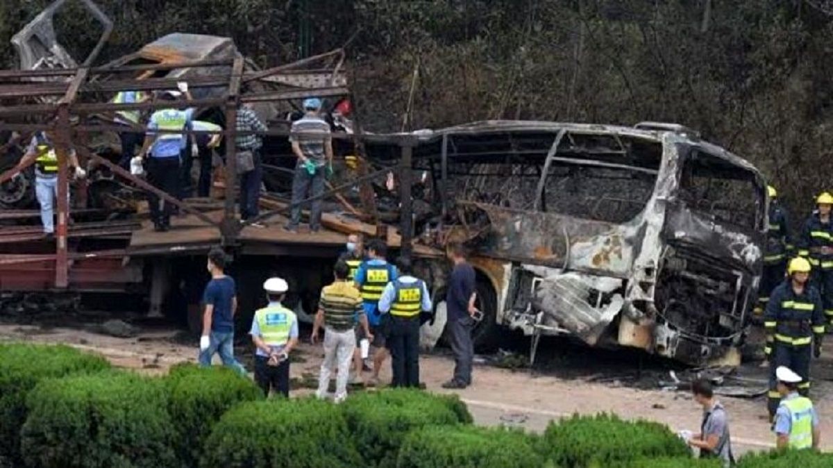 9 کشته در تصادف مرگبار در چین