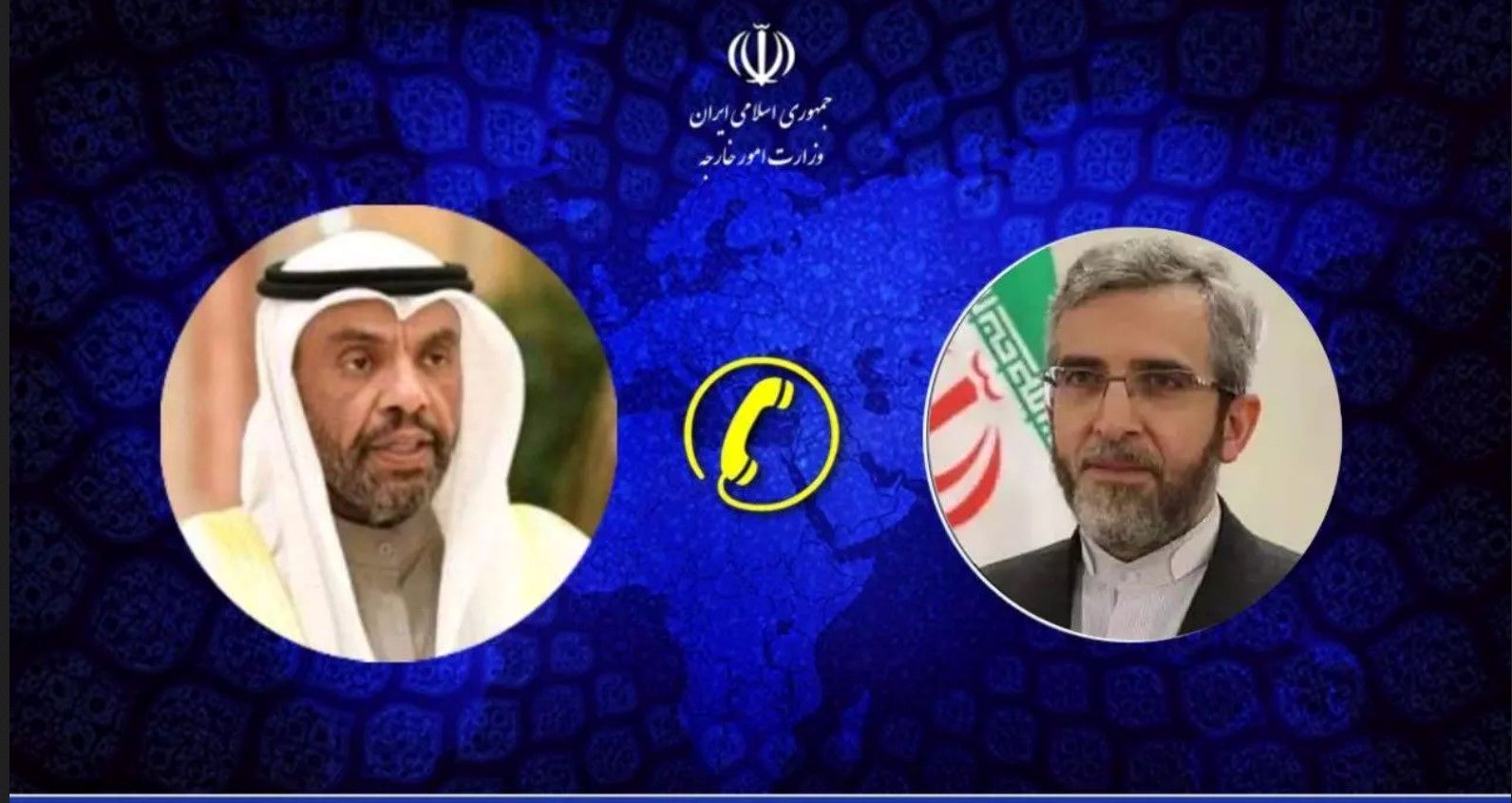 وزیر امور خارجه کویت در تماس تلفنی با سرپرست وزارت امور خارجه ایران، مراتب تسلیت خود را اعلام کرد.